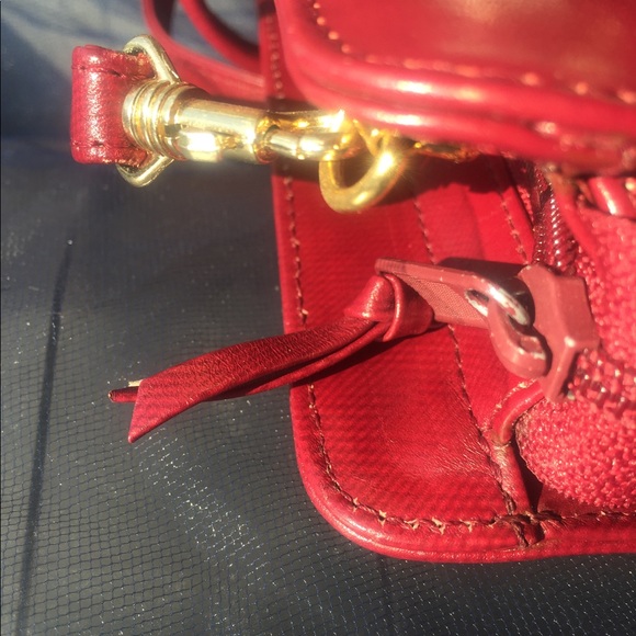 CHAUS VTG Crossbody LEATHER 90's CLUTCH Bag GORG - Picture 4 of 8